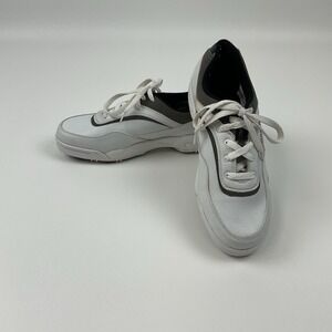 FootJoy GreenJoys Golf Shoes Men's Size 9W White Classic Wide Fit Spiked Shoe